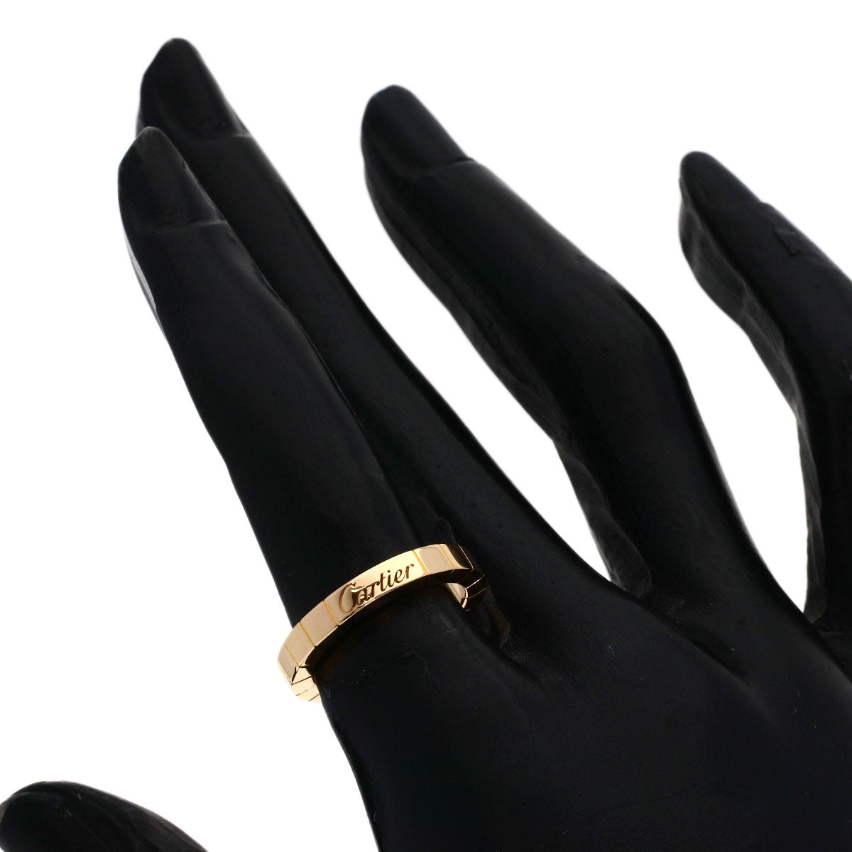 CARTIER Laniere # 49 Ring K18 Pink Gold Ladies [Used]