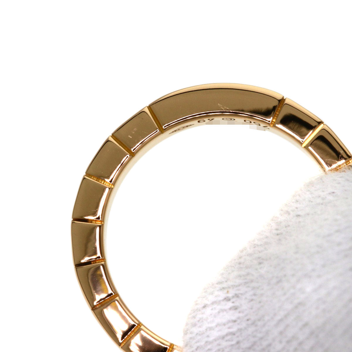CARTIER Laniere # 49 Ring K18 Pink Gold Ladies [Used]