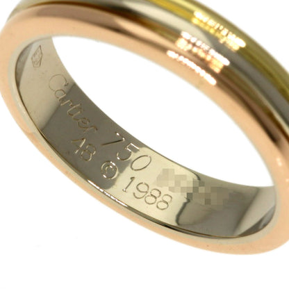 CARTIER Three color Ring K18 Yellow Gold K18 White GoldLadies [Used]