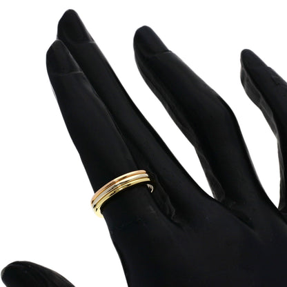 CARTIER Three color Ring K18 Yellow Gold K18 White GoldLadies [Used]