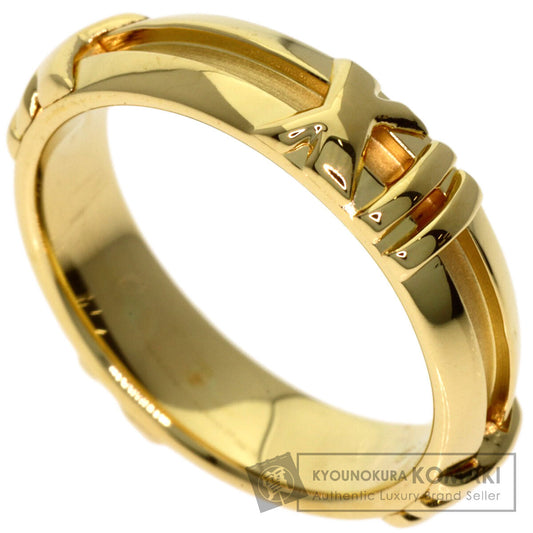 TIFFANY&Co. Atlas Ring K18 Yellow Gold Ladies [Used]
