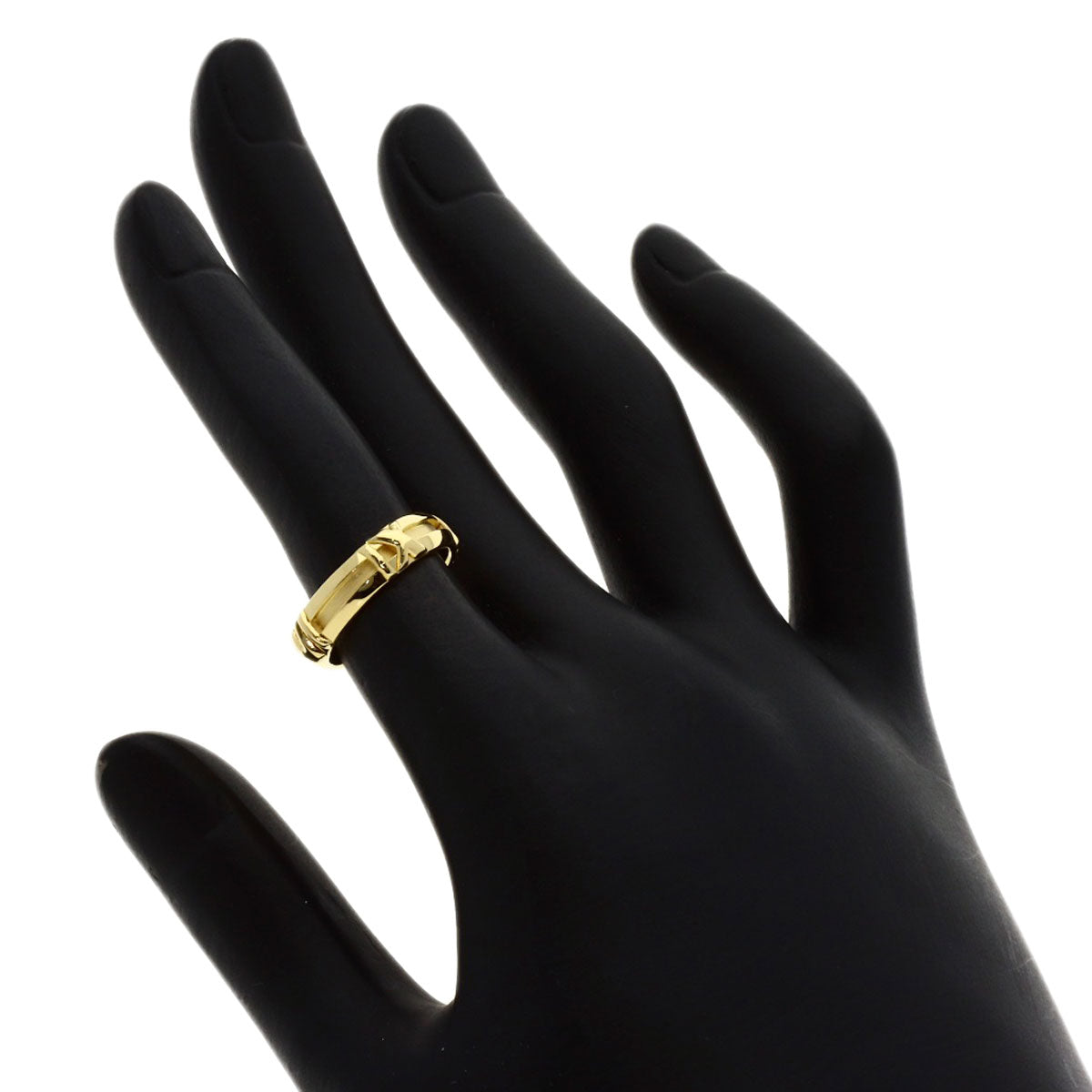 TIFFANY&Co. Atlas Ring K18 Yellow Gold Ladies [Used]