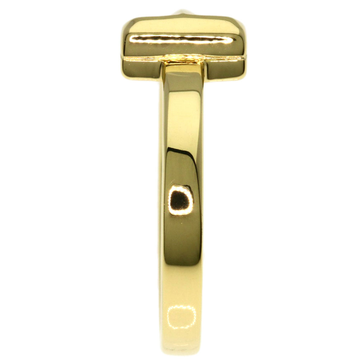 TIFFANY&Co. T One Narrow Ring K18 Yellow Gold Ladies [Used]