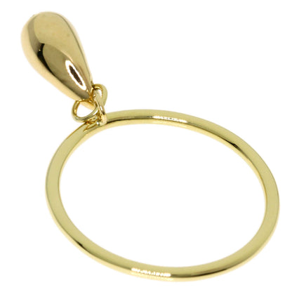 TIFFANY&Co. teardrop Ring K18 Yellow Gold Ladies [Used]