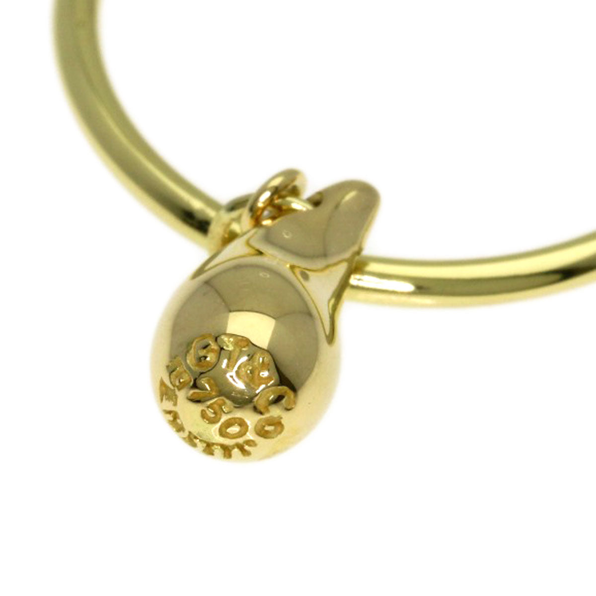 TIFFANY&Co. teardrop Ring K18 Yellow Gold Ladies [Used]