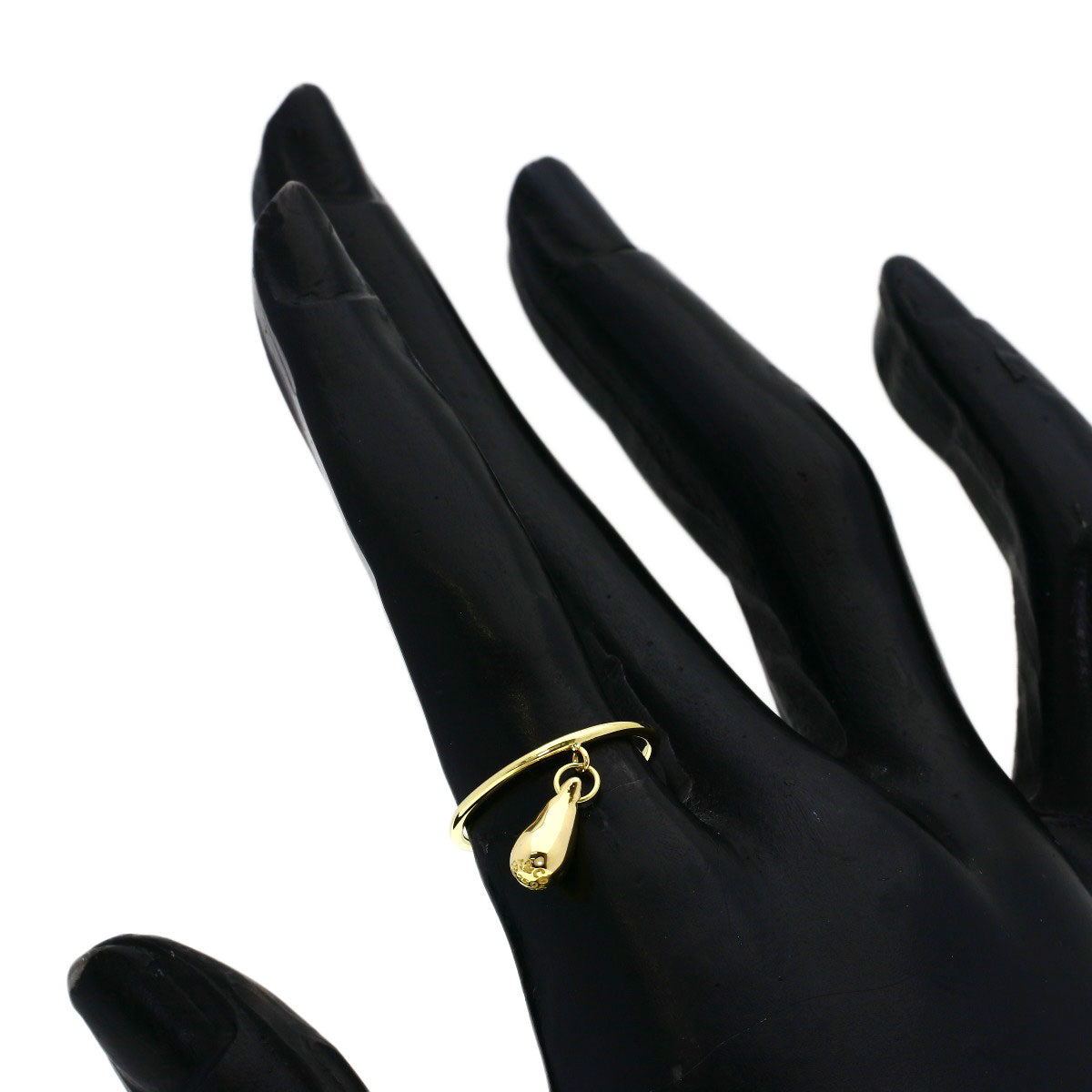 TIFFANY&Co. teardrop Ring K18 Yellow Gold Ladies [Used]
