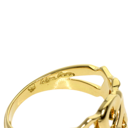 TIFFANY&Co. Triple rubbing heart Ring K18 Yellow Gold Ladies [Used]