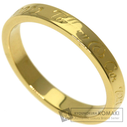 TIFFANY&Co. Notes narrow Ring K18 Yellow Gold Ladies [Used]