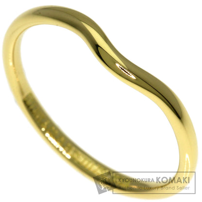 TIFFANY&Co. Curved band Ring K18 Yellow Gold Ladies [Used]