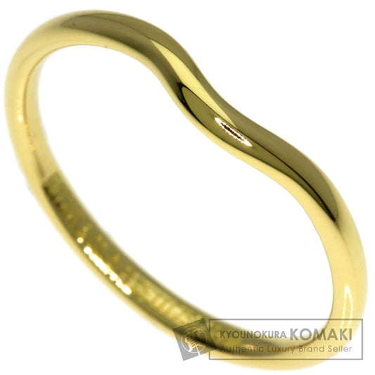 TIFFANY&Co. Curved band Ring K18 Yellow Gold Ladies [Used]