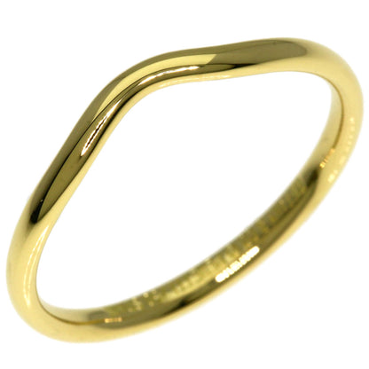 TIFFANY&Co. Curved band Ring K18 Yellow Gold Ladies [Used]