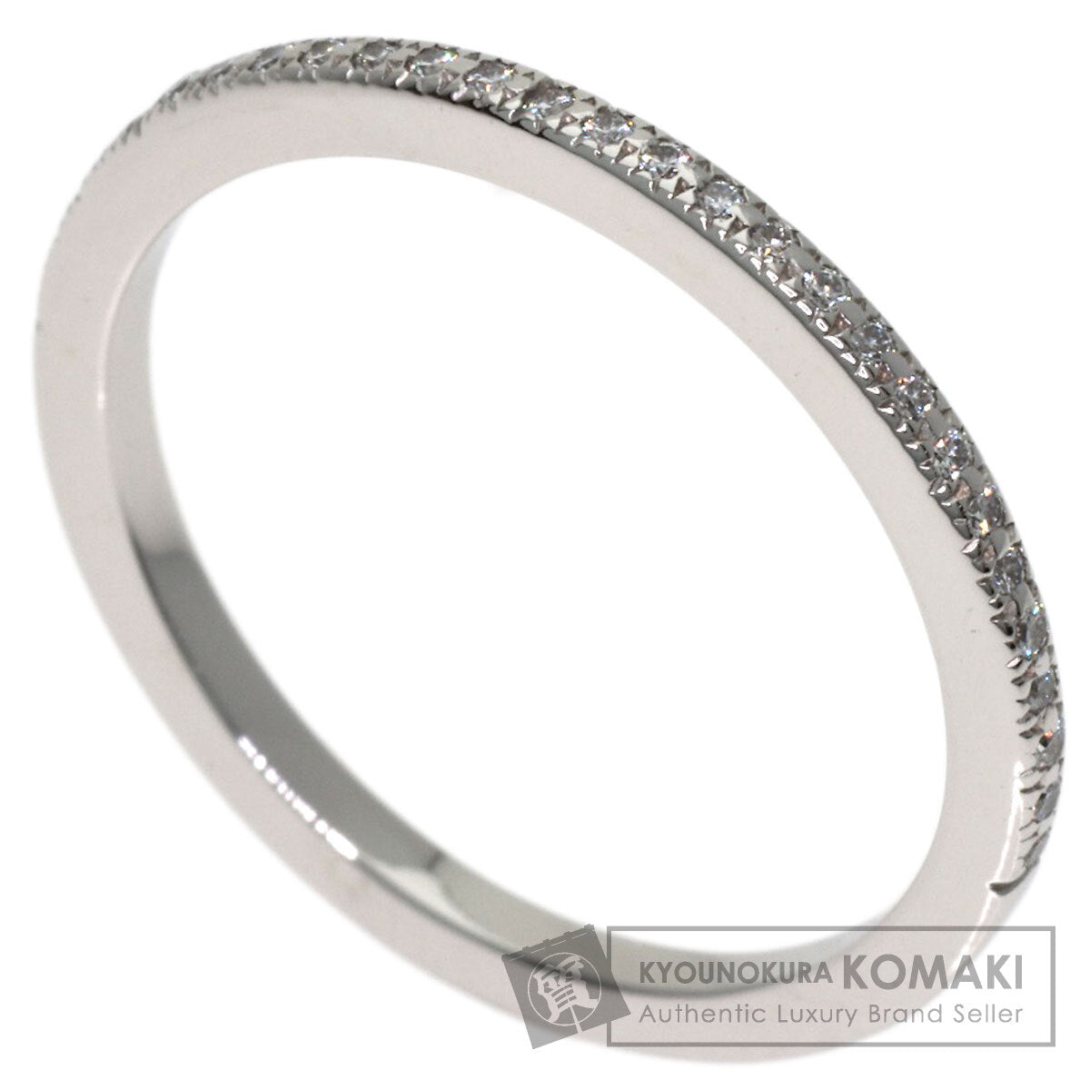 TIFFANY&Co. Half eternity Diamond Ring Platinum PT950 Ladies [Used]