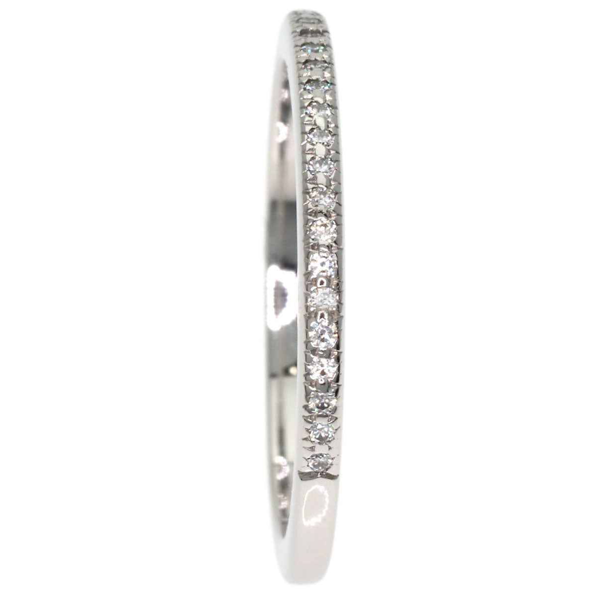TIFFANY&Co. Half eternity Diamond Ring Platinum PT950 Ladies [Used]