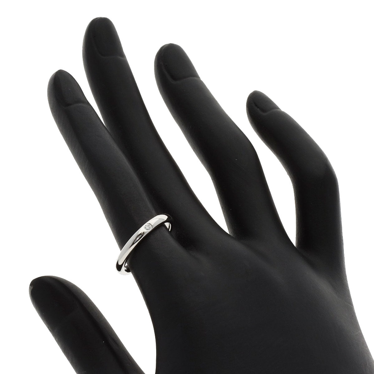TIFFANY&Co. Wedding 1P Diamond Ring Platinum PT950 Ladies [Used]