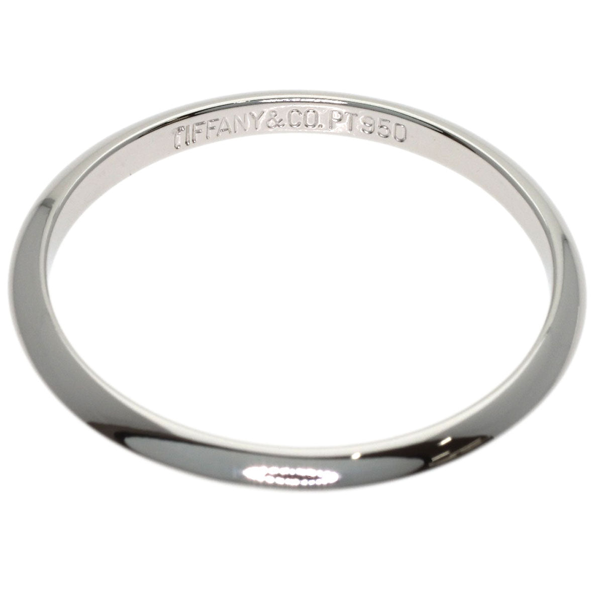 TIFFANY&Co. Knife edge Ring Platinum PT950 Ladies [Used]