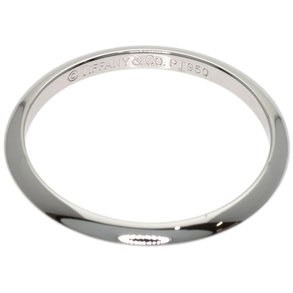 TIFFANY&Co. Knife edge Ring Platinum PT950 Ladies [Used]