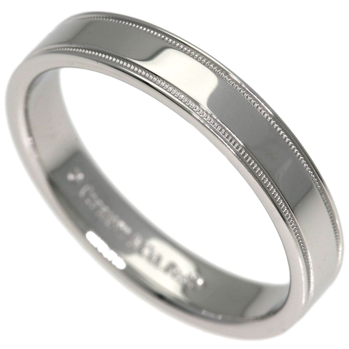 TIFFANY&Co. Double mill grain Ring Platinum PT950 Ladies [Used]