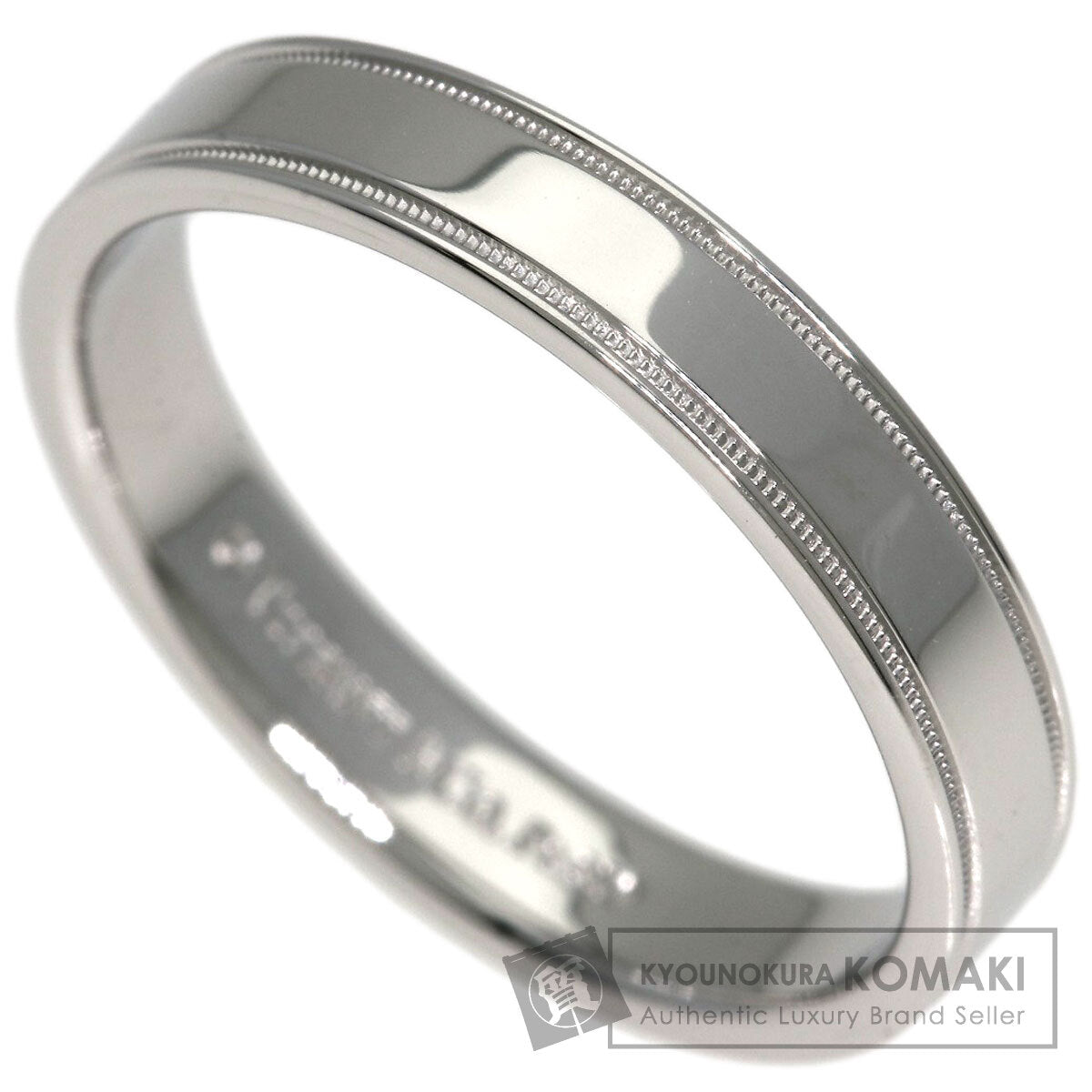 TIFFANY&Co. Double mill grain Ring Platinum PT950 Ladies [Used]