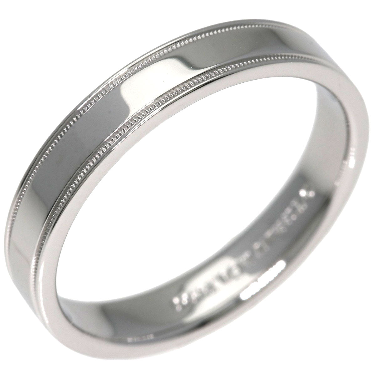 TIFFANY&Co. Double mill grain Ring Platinum PT950 Ladies [Used]