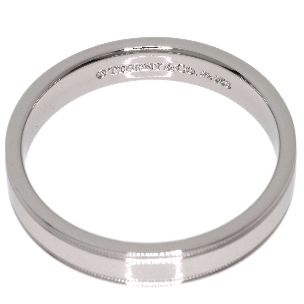 TIFFANY&Co. Double mill grain Ring Platinum PT950 Ladies [Used]