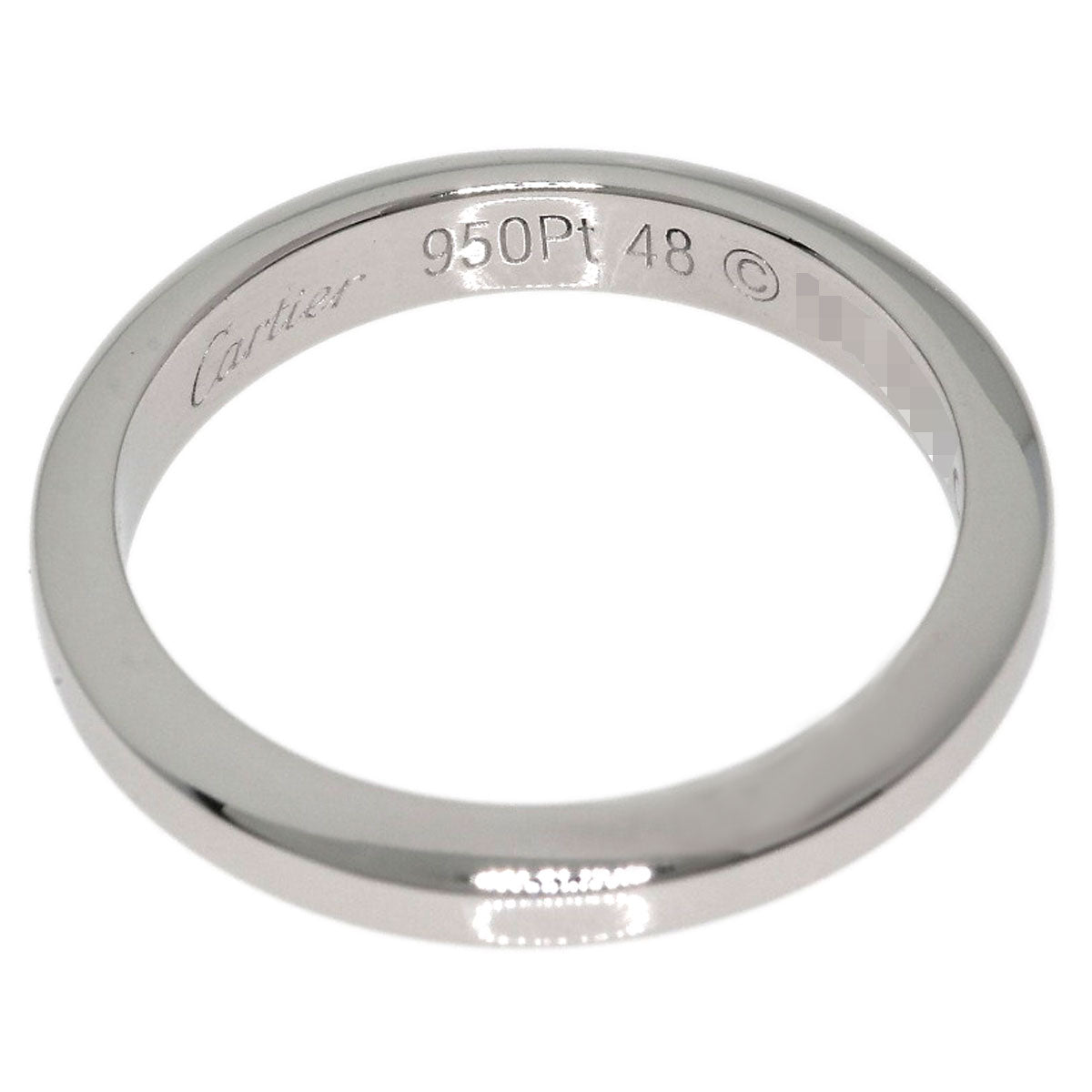 CARTIER Wedding #48 Ring Platinum PT950 Ladies [Used]