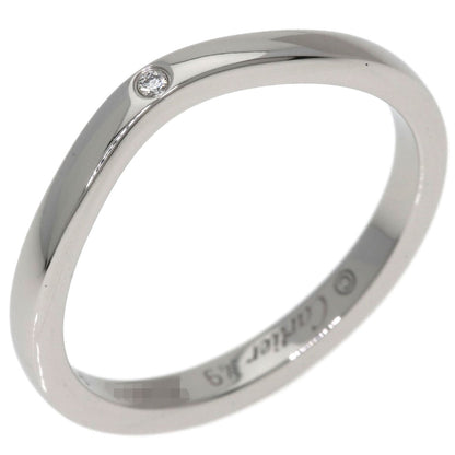 CARTIER Ballerina Wedding 3P Diamond #49 Ring Platinum PT950 Ladies [Used]
