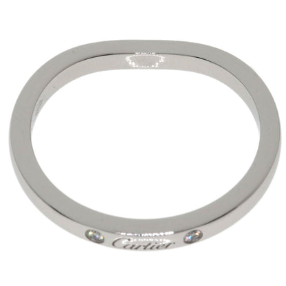 CARTIER Ballerina Wedding 3P Diamond #49 Ring Platinum PT950 Ladies [Used]