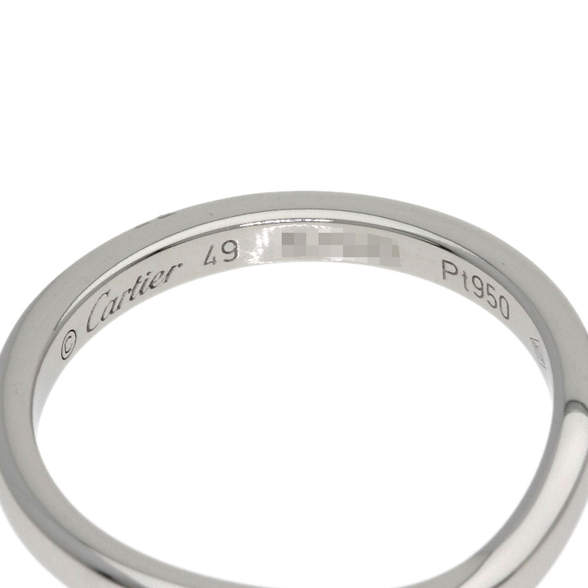 CARTIER Ballerina Wedding 3P Diamond #49 Ring Platinum PT950 Ladies [Used]