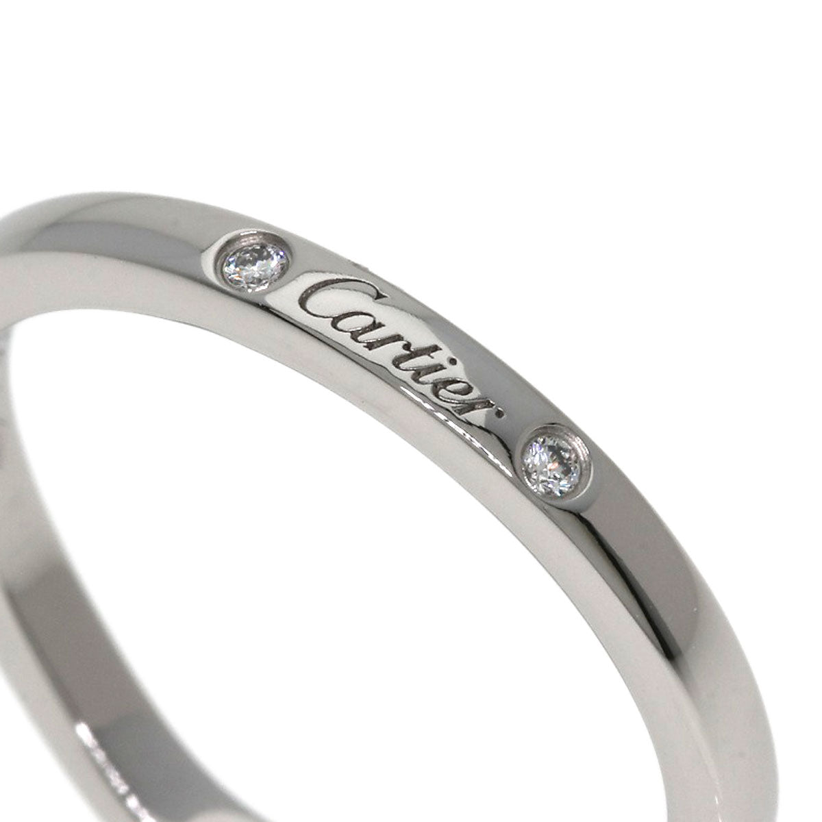 CARTIER Ballerina Wedding 3P Diamond #49 Ring Platinum PT950 Ladies [Used]