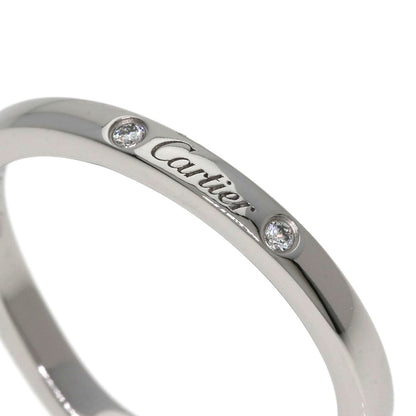 CARTIER Ballerina Wedding 3P Diamond #49 Ring Platinum PT950 Ladies [Used]