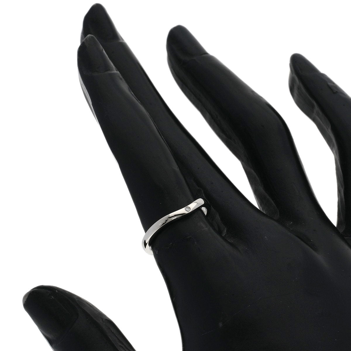 CARTIER Ballerina Wedding 3P Diamond #49 Ring Platinum PT950 Ladies [Used]