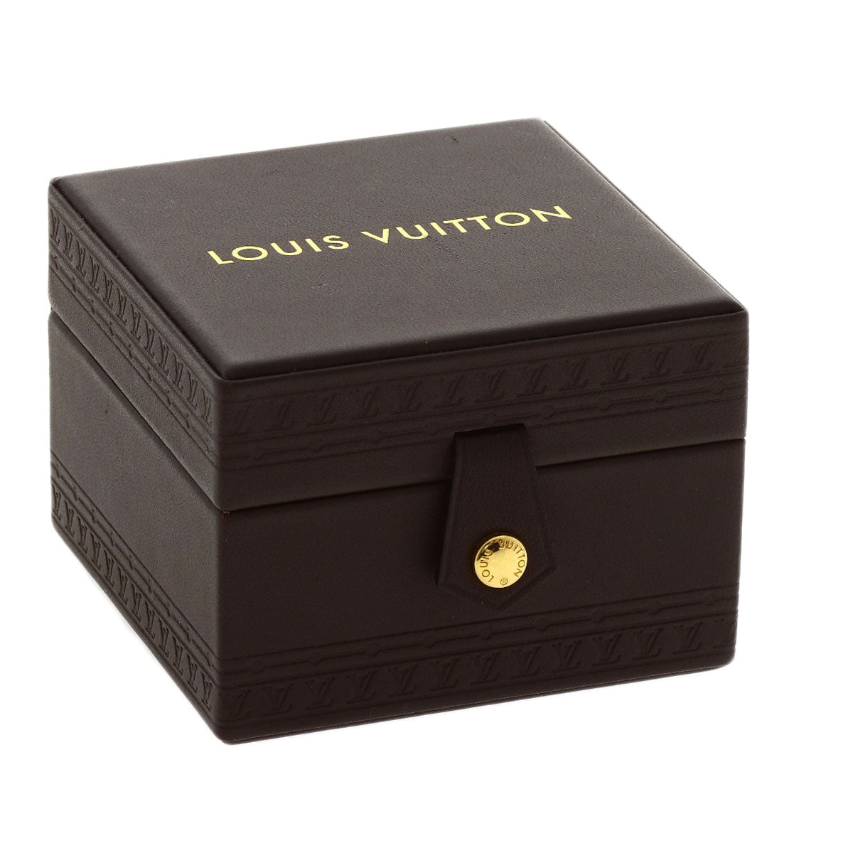 LOUIS VUITTON Petite Bague Crew 1P Diamond #64 Ring Ceramic PT950Ladies [Used]