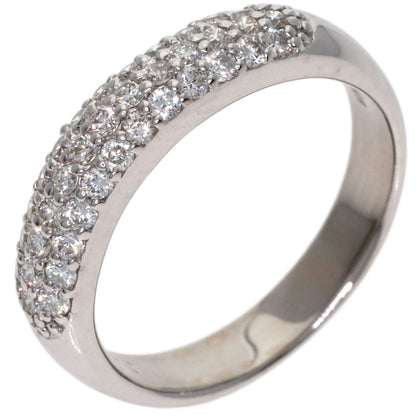 Ponte Vecchio Pave Diamond Ring K18 White Gold Ladies [Used]