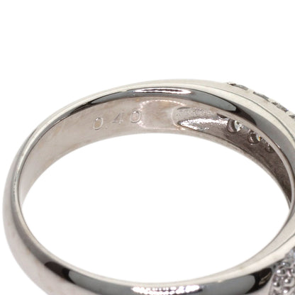 Ponte Vecchio Pave Diamond Ring K18 White Gold Ladies [Used]