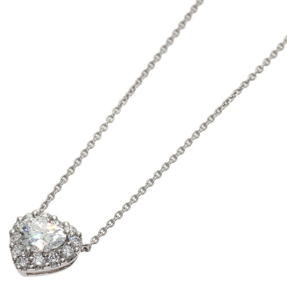 GRAFF Icon Heart Shape Diamond Necklace K18 White Gold Ladies [Used]