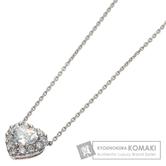 GRAFF Icon Heart Shape Diamond Necklace K18 White Gold Ladies [Used]