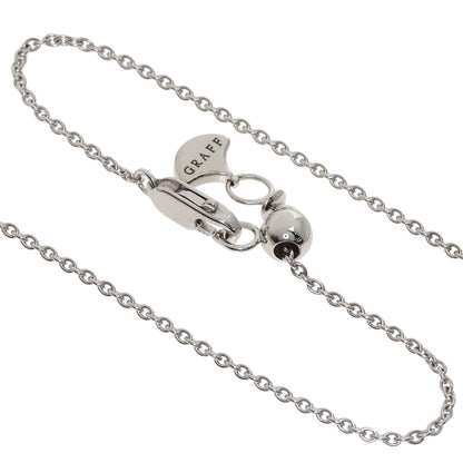 GRAFF Icon Heart Shape Diamond Necklace K18 White Gold Ladies [Used]
