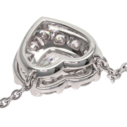 GRAFF Icon Heart Shape Diamond Necklace K18 White Gold Ladies [Used]