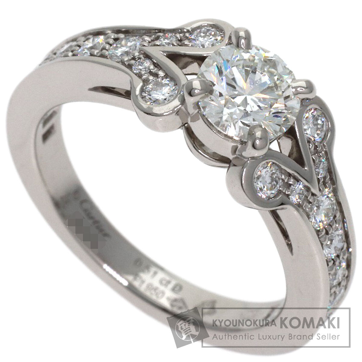 CARTIER Ballerina Diamond # 46 Ring Platinum PT950 Ladies [Used]