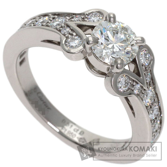CARTIER Ballerina Diamond # 46 Ring Platinum PT950 Ladies [Used]