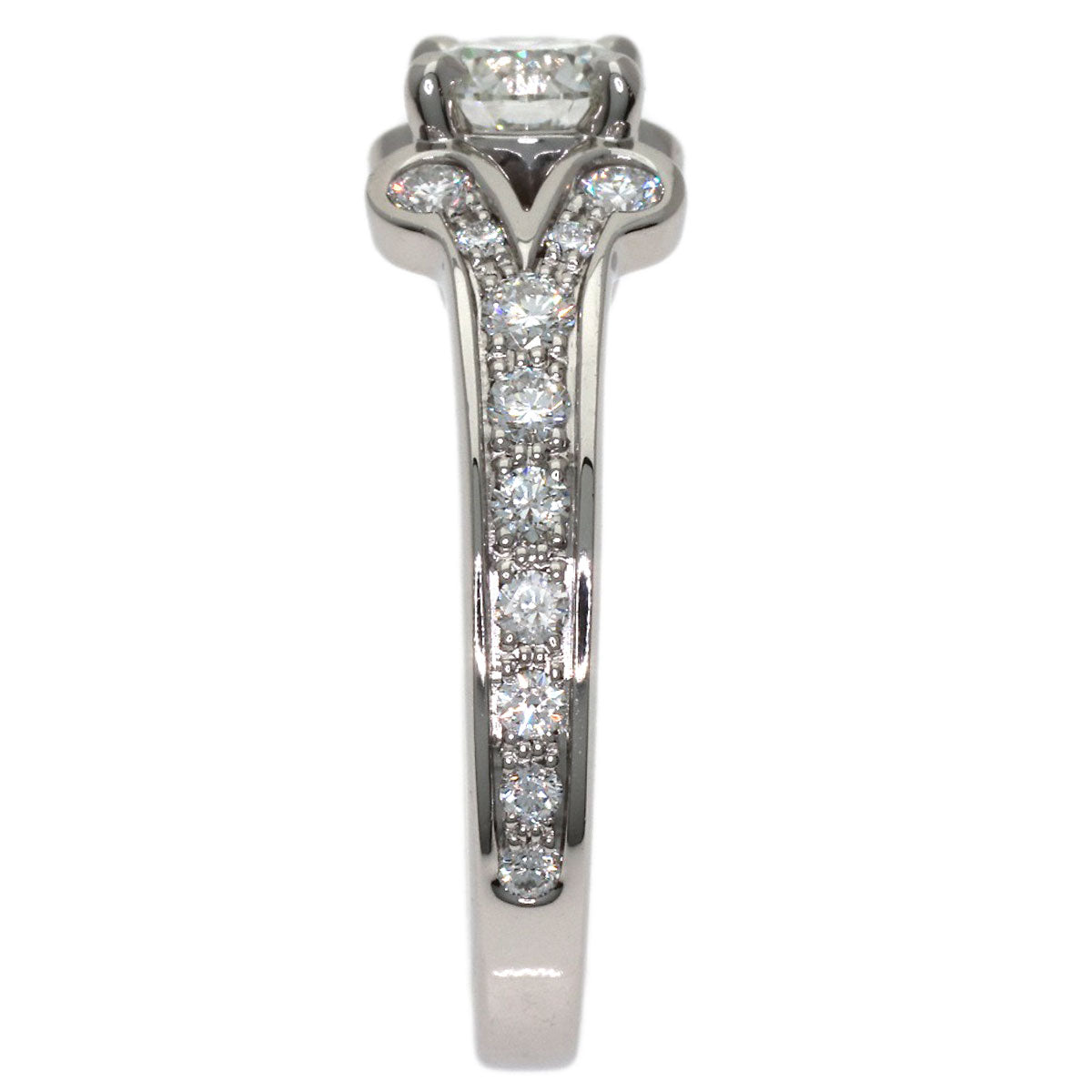 CARTIER Ballerina Diamond # 46 Ring Platinum PT950 Ladies [Used]