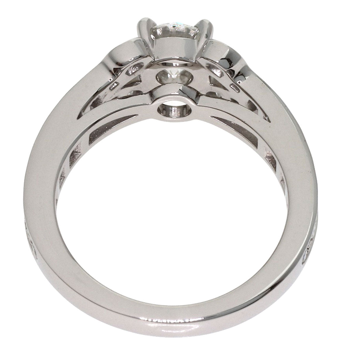 CARTIER Ballerina Diamond # 46 Ring Platinum PT950 Ladies [Used]