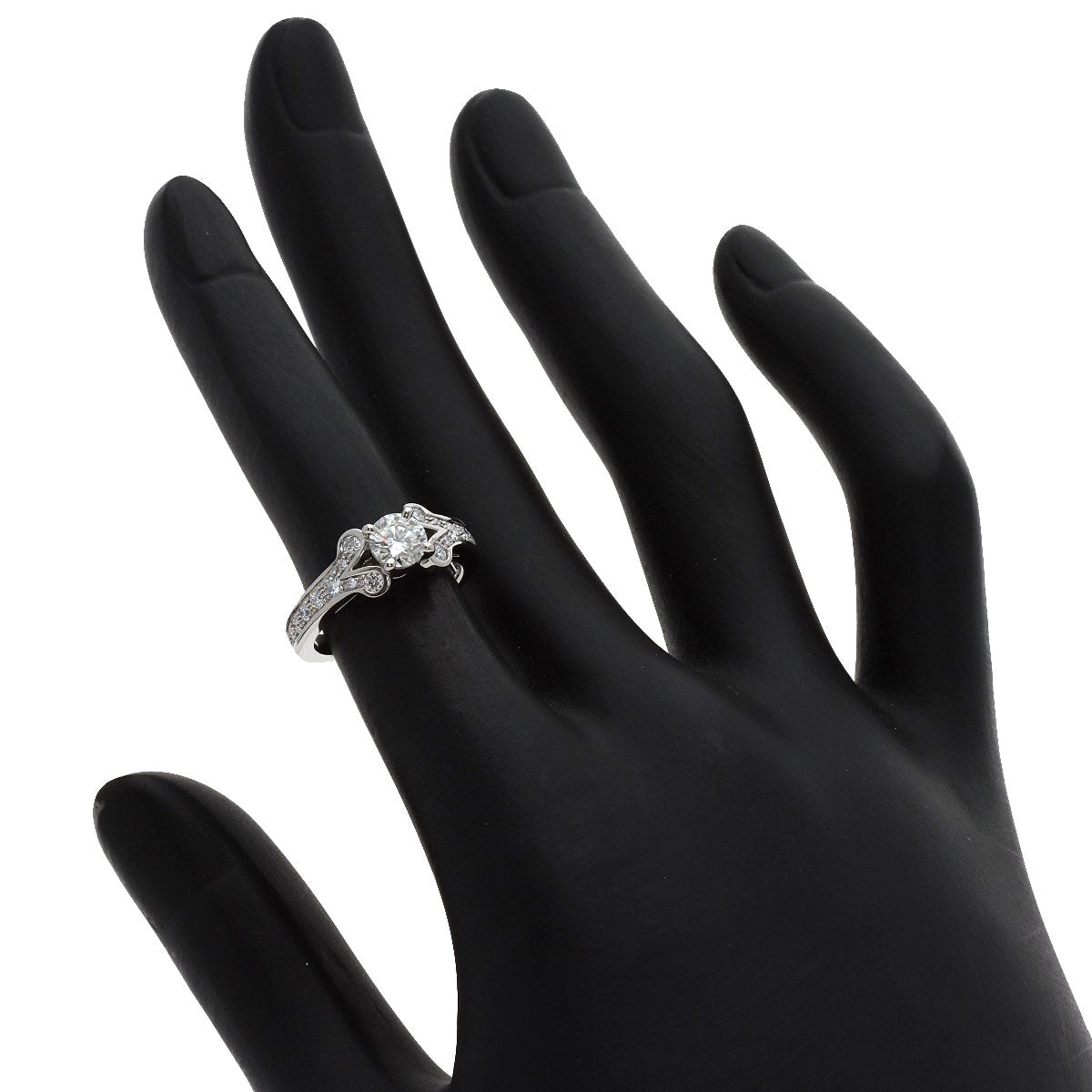 CARTIER Ballerina Diamond # 46 Ring Platinum PT950 Ladies [Used]