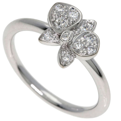 CARTIER Caresse d'Orchidée par Cartier Diamond #47 Ring K18 White Gold Ladies [Used]