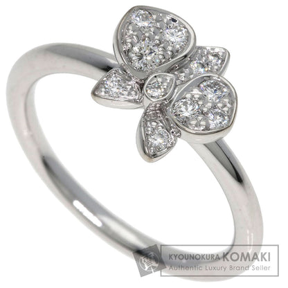 CARTIER Caresse d'Orchidée par Cartier Diamond #47 Ring K18 White Gold Ladies [Used]