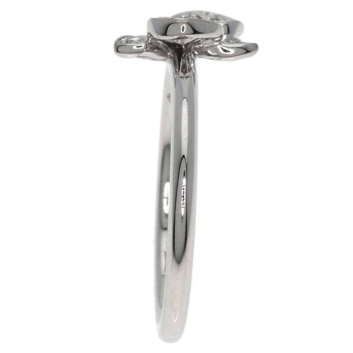 CARTIER Caresse d'Orchidée par Cartier Diamond #47 Ring K18 White Gold Ladies [Used]
