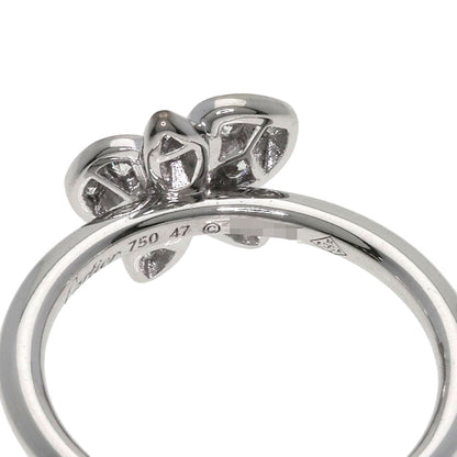 CARTIER Caresse d'Orchidée par Cartier Diamond #47 Ring K18 White Gold Ladies [Used]