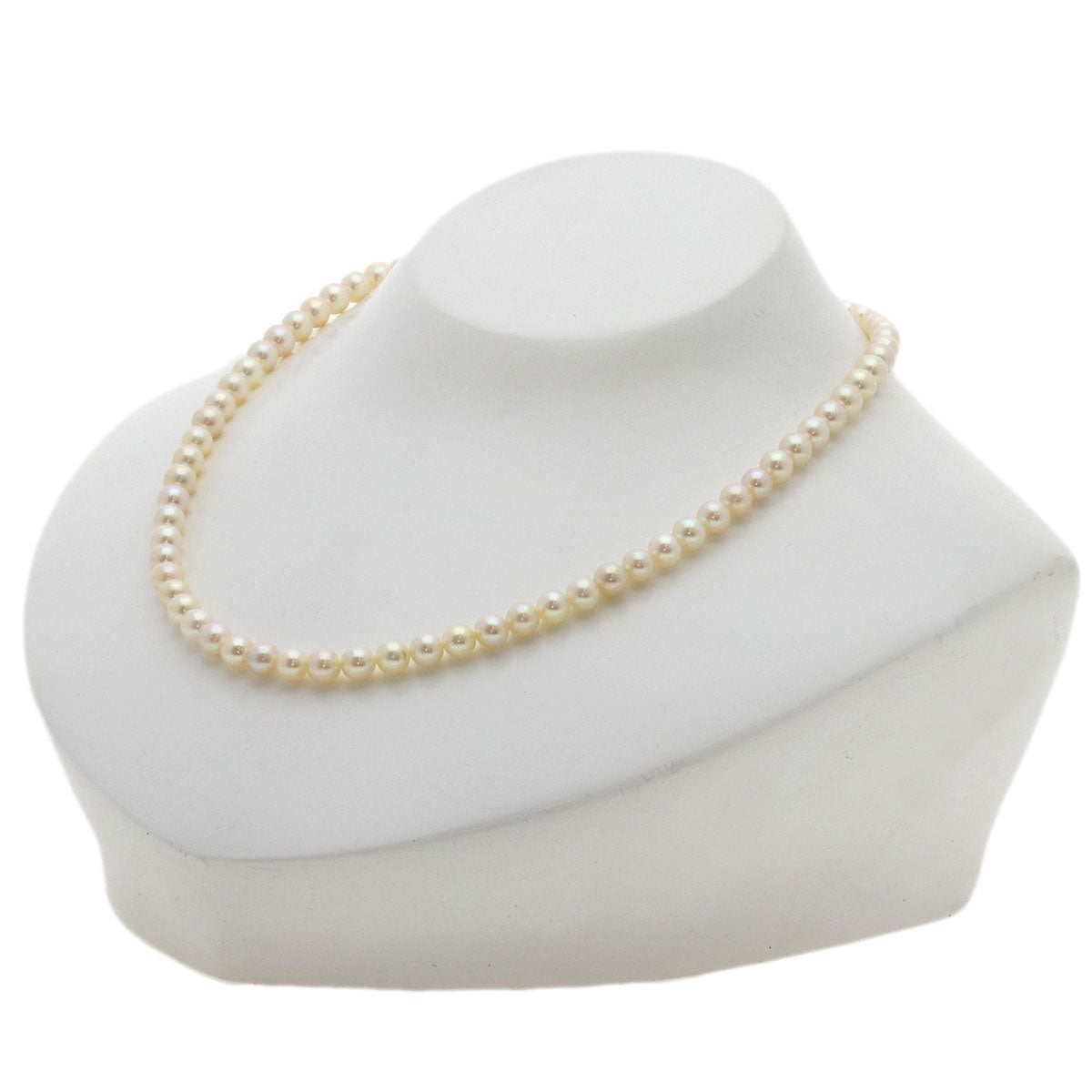 MIKIMOTO Pearl Pearl Necklace Silver Ladies [Used]