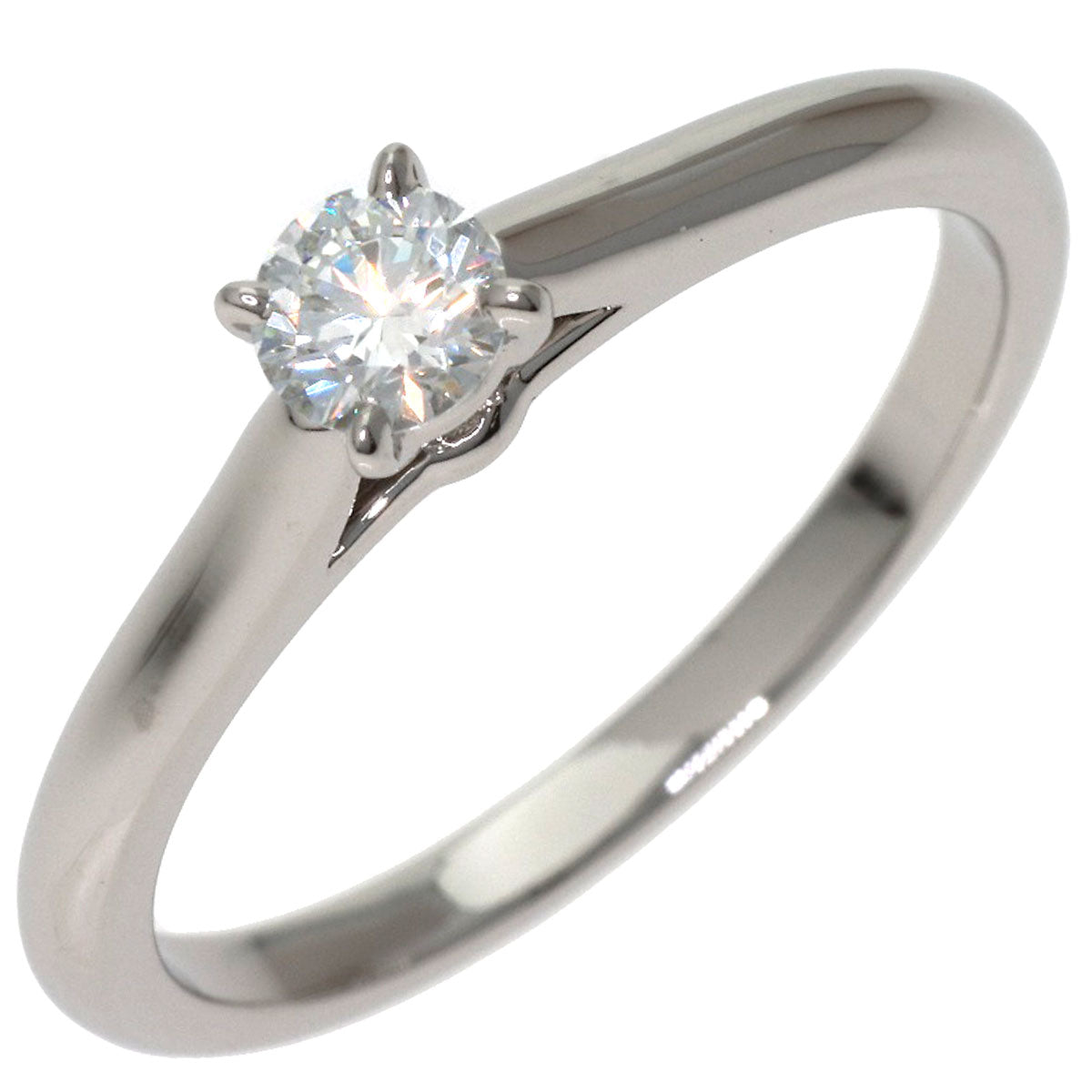 CARTIER Solitaire 1P Diamond #54 Ring Platinum PT950 Ladies [Used]