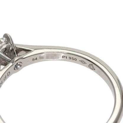 CARTIER Solitaire 1P Diamond #54 Ring Platinum PT950 Ladies [Used]